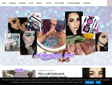 Tablet Screenshot of ilovemakeup.cz